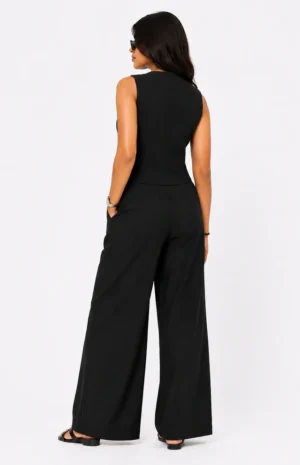 black co-ords baclk-wovenery