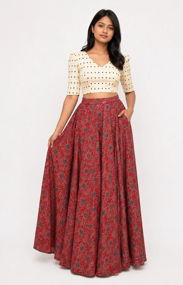 Skirt & Blouse