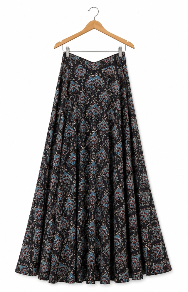 Ajrakh Black skirt
