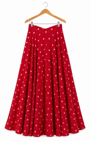 BND skirt-red-wovenery