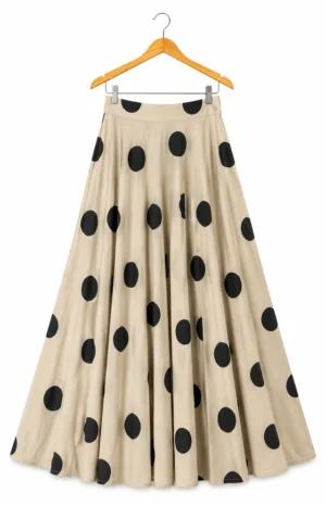 ready to style big polka skirt