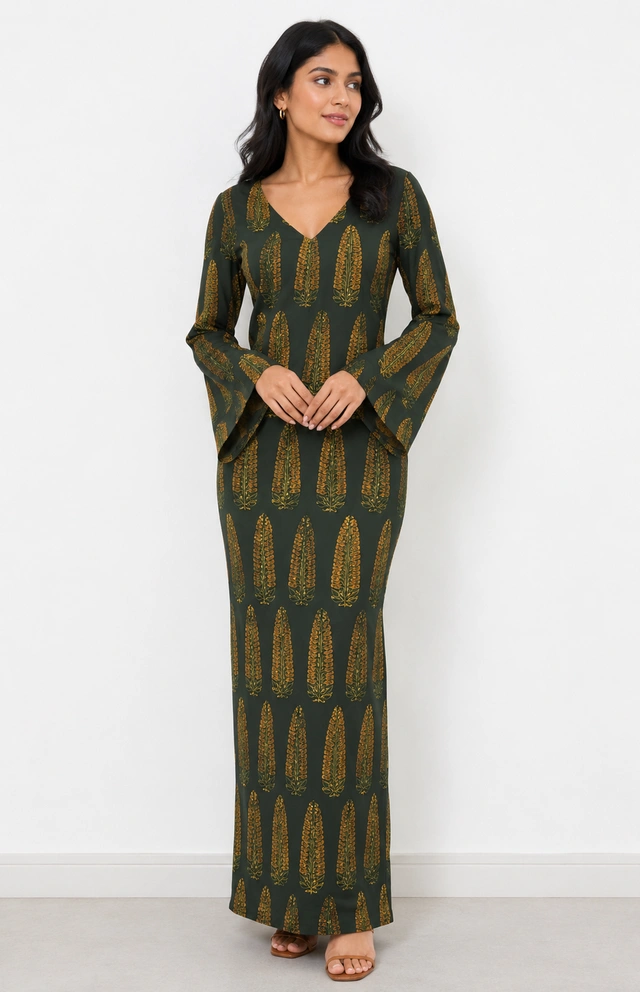 Green Leaf Dress