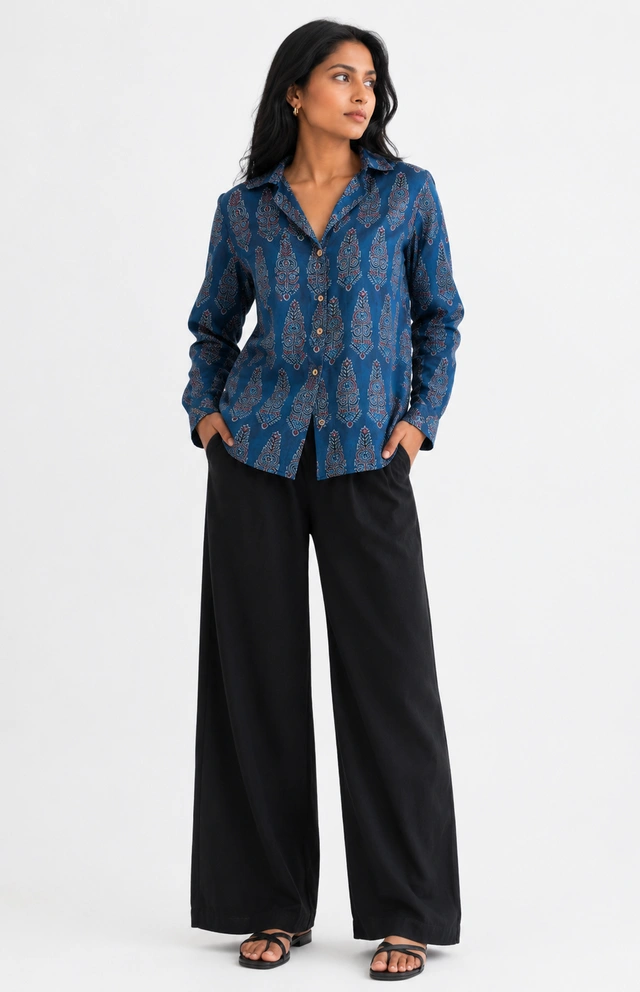 Modal Blue shirt