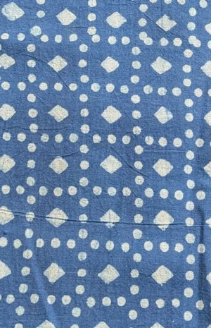 indigo dots-skirt-wovenery