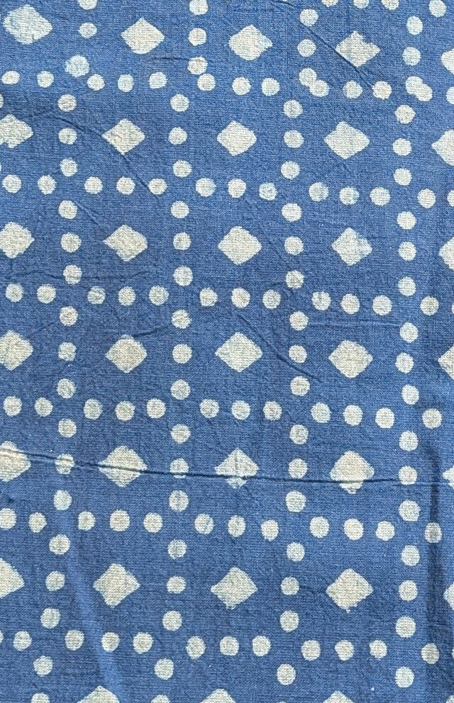 indigo dots-skirt-wovenery