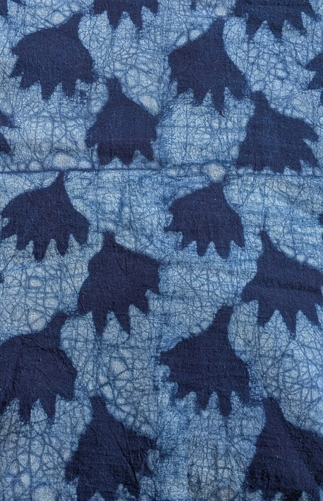 indigo leaf-skirt-wovenery