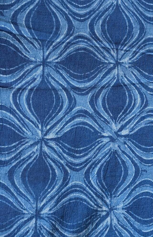 indigo waist coat-wovenery