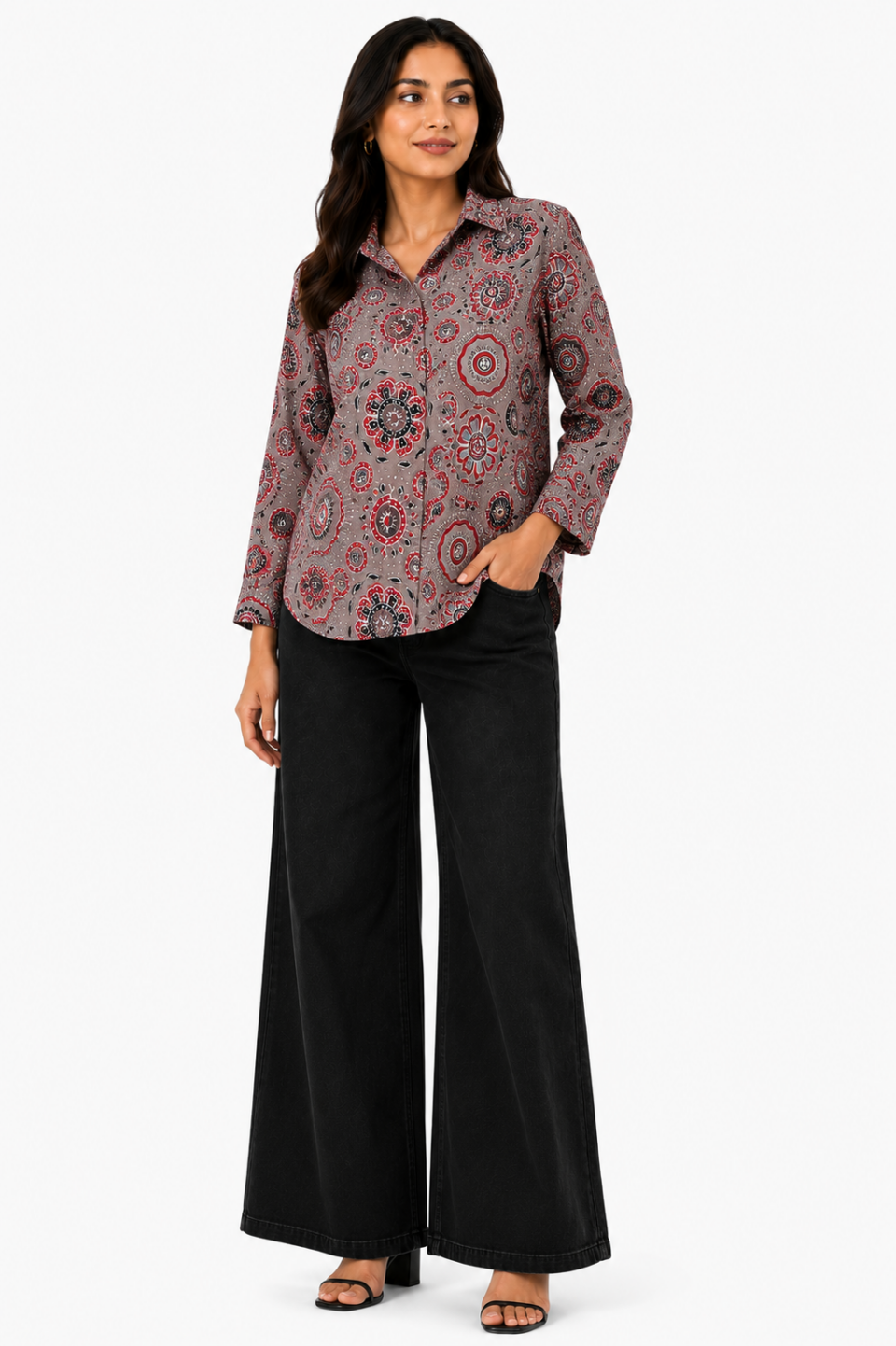 Kasis Grey Modal Shirt
