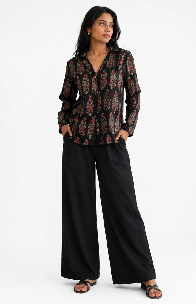 Modal Black Shirt