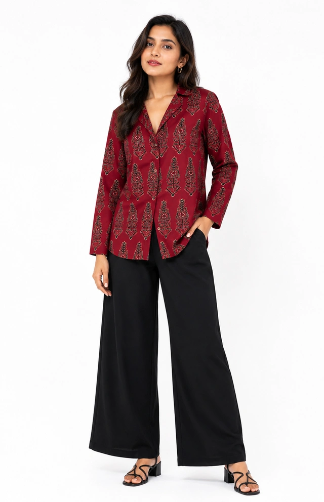 Modal Red Shirt
