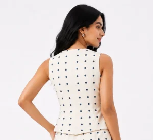 polka waist coat-back-wovenery