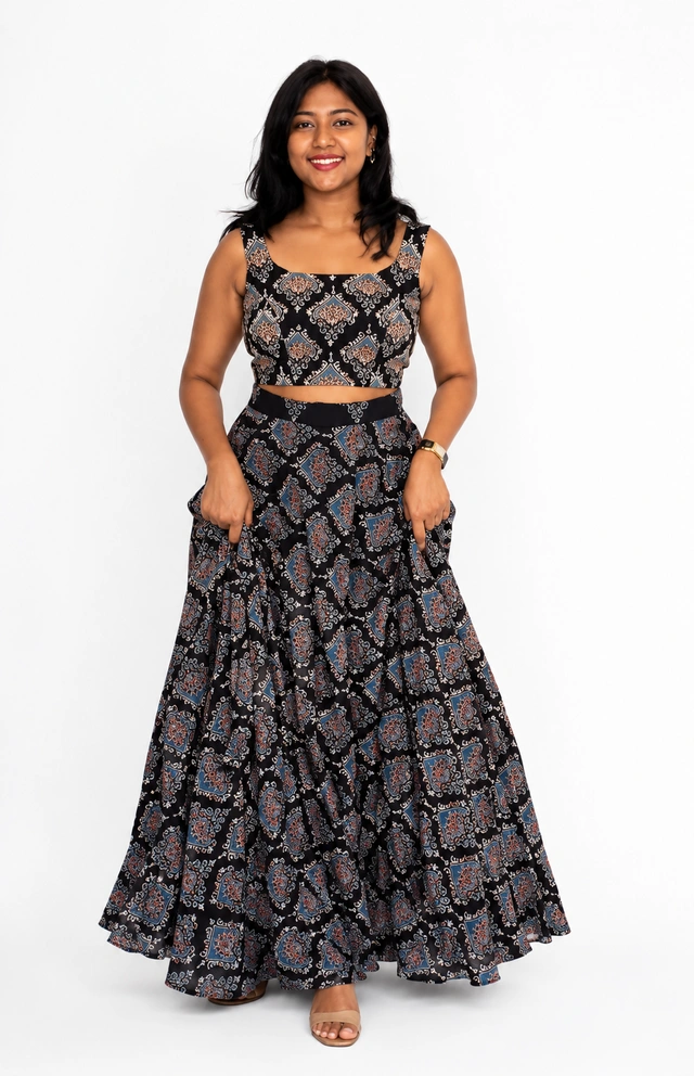 skirt and blouse