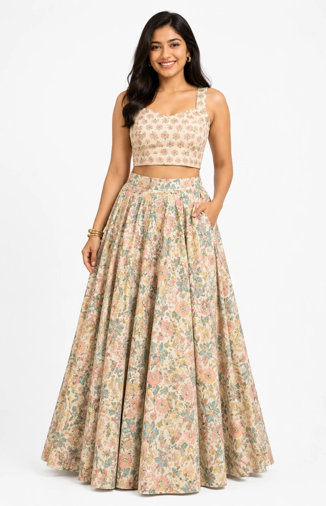 blouse and skirt