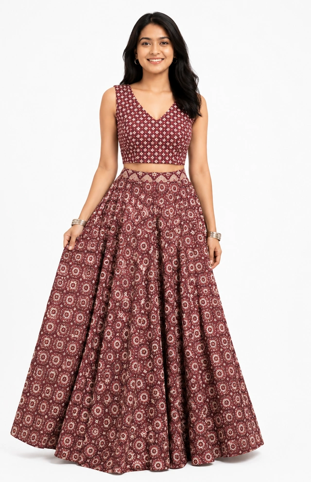 skirt and blouse