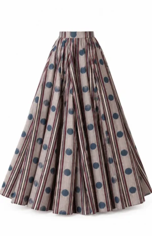 ajrakh skirt