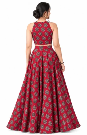 maroon skirt se-B