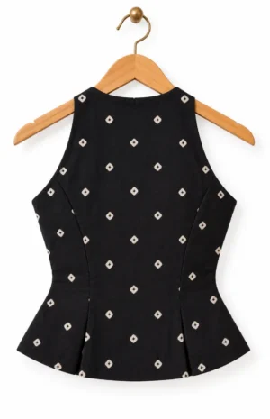 Black Patterned top