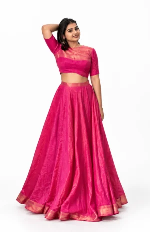 Royal Magenta Silk Set