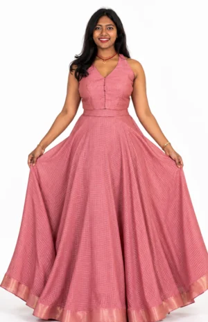 Royal Peach Silk Set