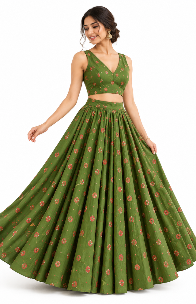 Pure  Cotton Hand Made Bandhini