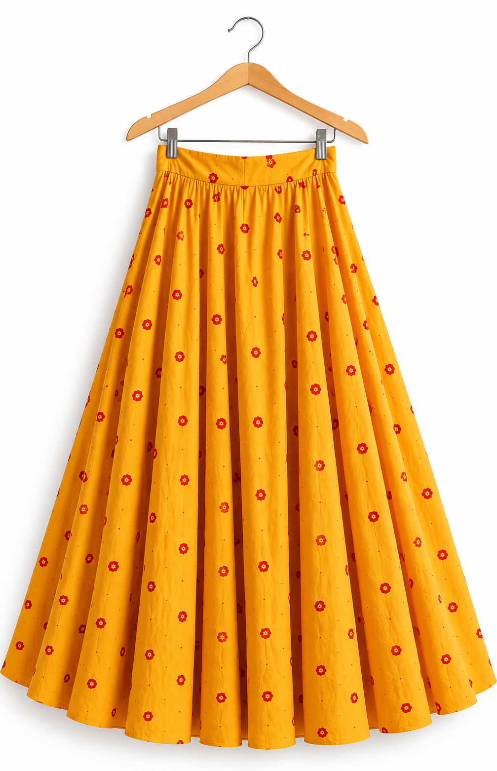 Bandhini cotton skirt